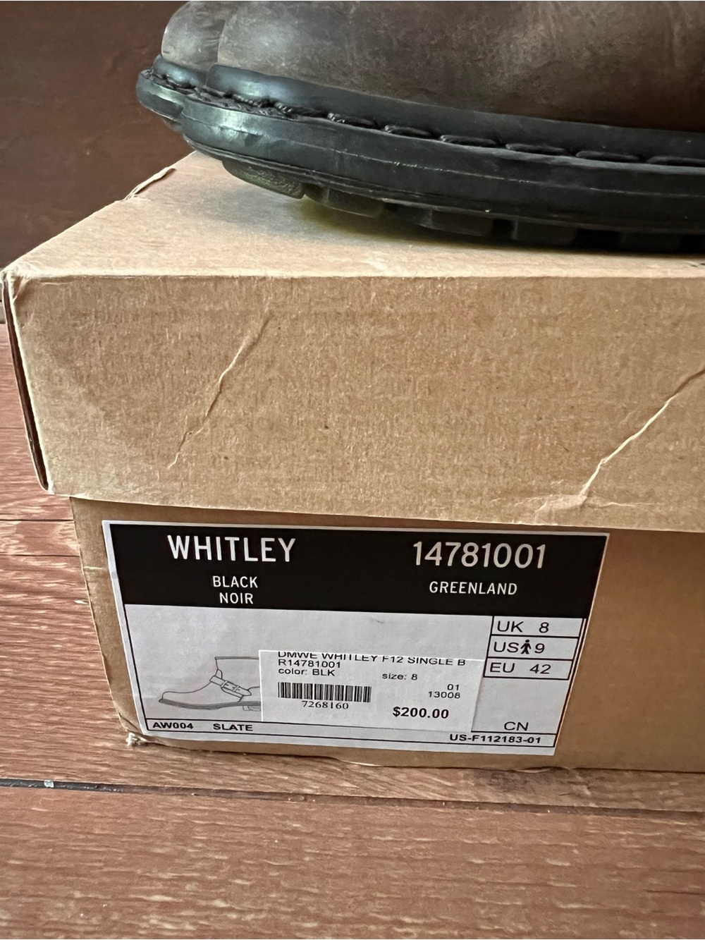 Dr Martens Whitley Engineer boots size US9 / EU42 - Picture 6 of 6